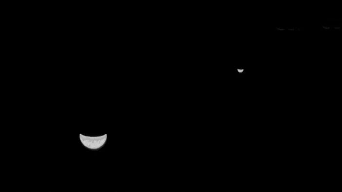 天问一号飞离120万公里回望地球 拍下地月合影