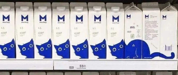俄罗斯的牛奶都这么萌的吗囧图时刻