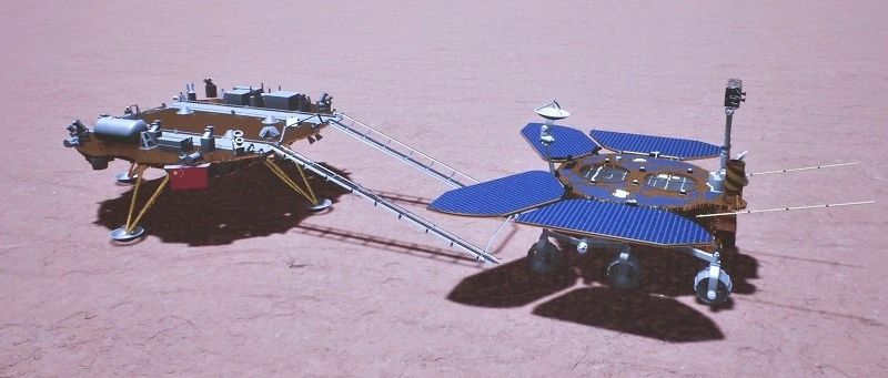 实拍影像！祝融号火星车驶离着陆平台
